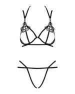 Otwarty komplet bielizny 2-częściowy od Obsessive S/M