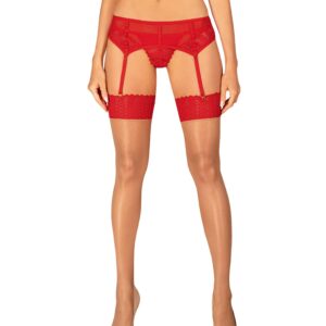 Seksowne czerwone pończochy XL/2XL