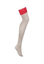 Seksowne czerwone pończochy XL/2XL