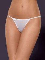 Białe stringi od Obsessive L/XL