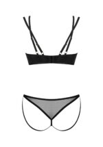 Czarno-przezroczysty komplet bielizny od Obsessive XS/S