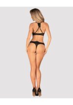 Czarny komplet bielizny od Obsessive M/L