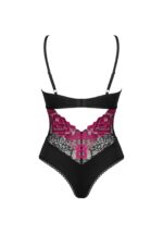 Czarno-różowe body XS/S