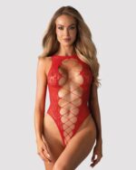 Czerwone sznurowane body S/M/L