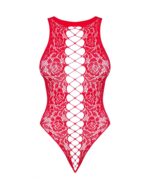 Czerwone sznurowane body S/M/L