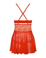 Czerwona koszulka i stringi od Obsessive L/XL