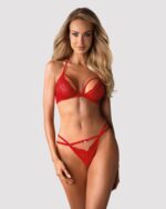 Seksowny koronkowy komplet bielizny od Obsessive S/M