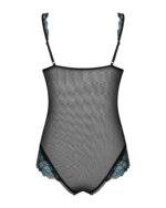 Czarne body z turkusowymi elementami L/XL