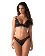 Koronkowy biustonosz od Obsessive XL/2XL