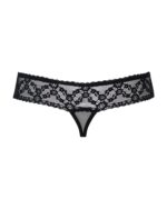 Czarne otwarte stringi od Obsessive L/XL