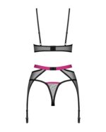 Komplet bielizny 3-częściowy od Obsessive XS/S