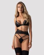 Komplet bielizny 3-częściowy od Obsessive M/L