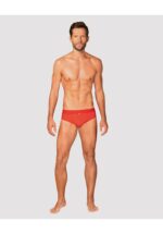 Czerwone męskie slipy od Obsessive S/M