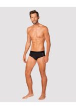 Czarne męskie slipy od Obsessive L/XL