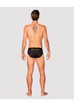 Czarne męskie slipy od Obsessive L/XL