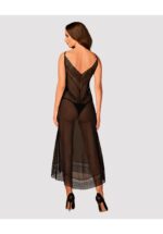 Długa czarna koszulka od Obsessive XL/2XL