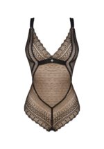 Czarne przezroczyste body M/L