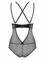 Czarne przezroczyste body  L/XL