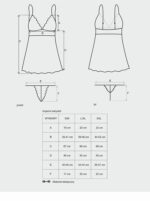 Seksowna nocna koszulka i stringi od Obsessive L/XL