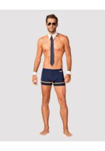 Seksowny męski kostium pilota od Obsessive 2XL/3XL