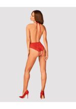 Czerwone koronkowe body  XS/S