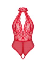 Czerwone koronkowe body  XS/S