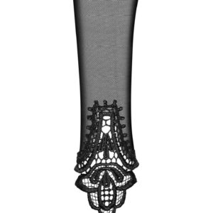 Czarne mitenki z siateczki od Obsessive