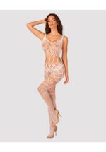 Biały siatkowany bodystocking XL/XXL