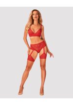 Czerwony biustonosz od Obsessive XS/S