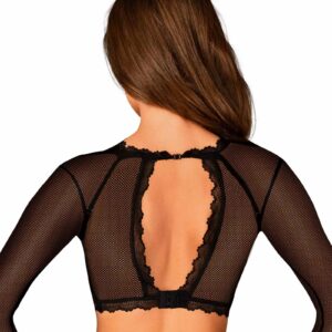 Koszulka top z otwartymi miseczkami od Obsessive M/L