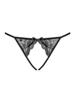 Koronkowe figi z otwartym przodem L/XL