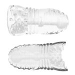 Masturbator- Me You Us Glacier Dual End Stroker Male Masturbator Transparent