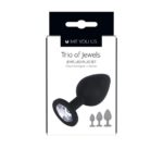 Plug Me You Us Trio Of Jewels Black