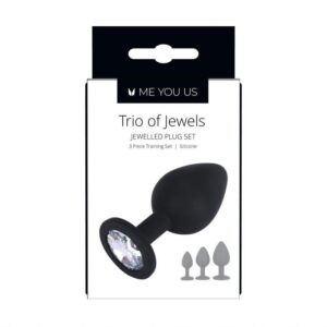 Plug Me You Us Trio Of Jewels Black