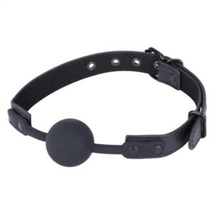 Knebel z czarną kulką do gryzienia! Me You Us Gag