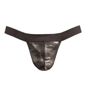 Męskie slipy z otwartym tyłem i wzorem moro od Anais M