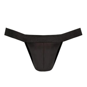 Czarne męskie slipy z otwartym tyłem od Anais S