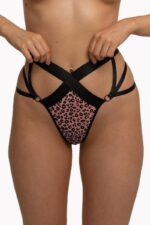 Stringi ze zwierzęcym printem XXL/XXXL