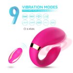 Wibrator dla Par Crescent Light Pink