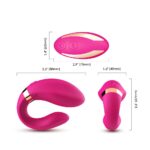 Wibrator dla Par Crescent Light Pink