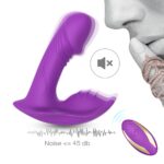 Whistle Purple – Delikatny Wibrator z Trzonem w Kształcie Penisa