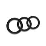 Triple black Trzy rozciągliwe pierścienie na penisa