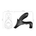 Ranger black Ekskluzywny pierścień wibracyjny. Posiada 9 trybów wibracji