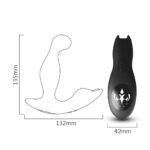 Wibrujący Masażer Prostaty Bat king black