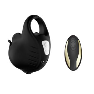 Ranger black Ekskluzywny pierścień wibracyjny. Posiada 9*9 trybów wibracji