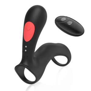 Stamen black Ekskluzywny pierścień wibracyjny 7 trybów wibracji