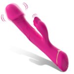 Wibrator Króliczek z Podwójnym Silnikiem – Rubberco Rose Red (2 × 9 Trybów)