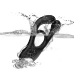 Innowacyjny pierścień na penisa Veyron Black, 9 wibracji zdalny