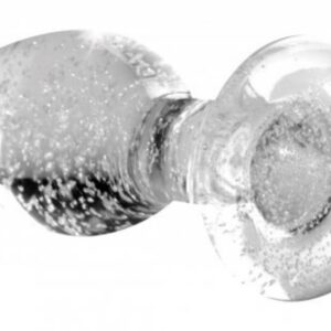 Glow in the dark Szklany plug analny