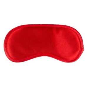 Maska-Red Satin Eye Mask